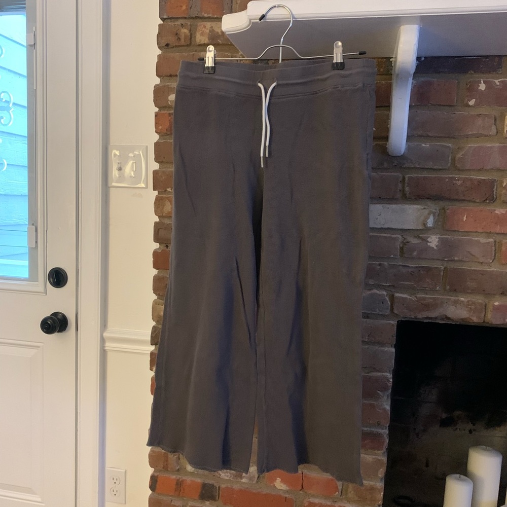 MATE THE LABEL Organic Thermal Wide Leg Pant Size M